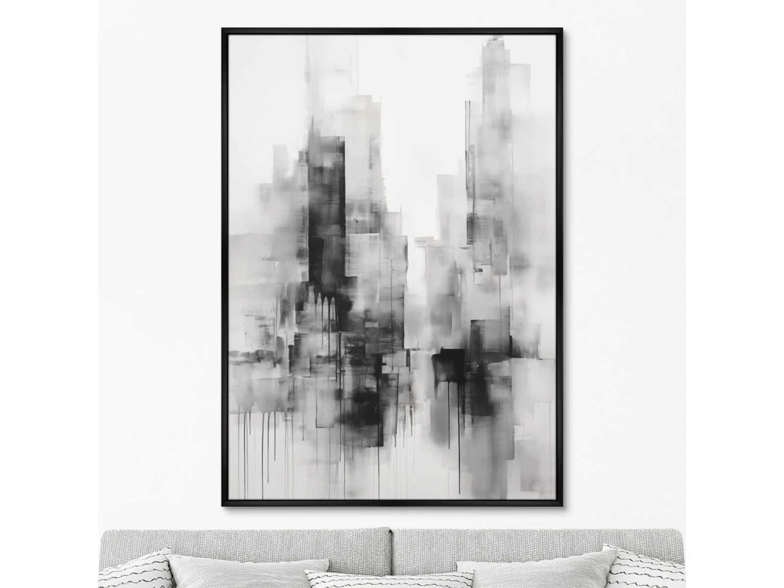 Репродукция картины на холсте Evening in the city, No 1, 2024г. 926110