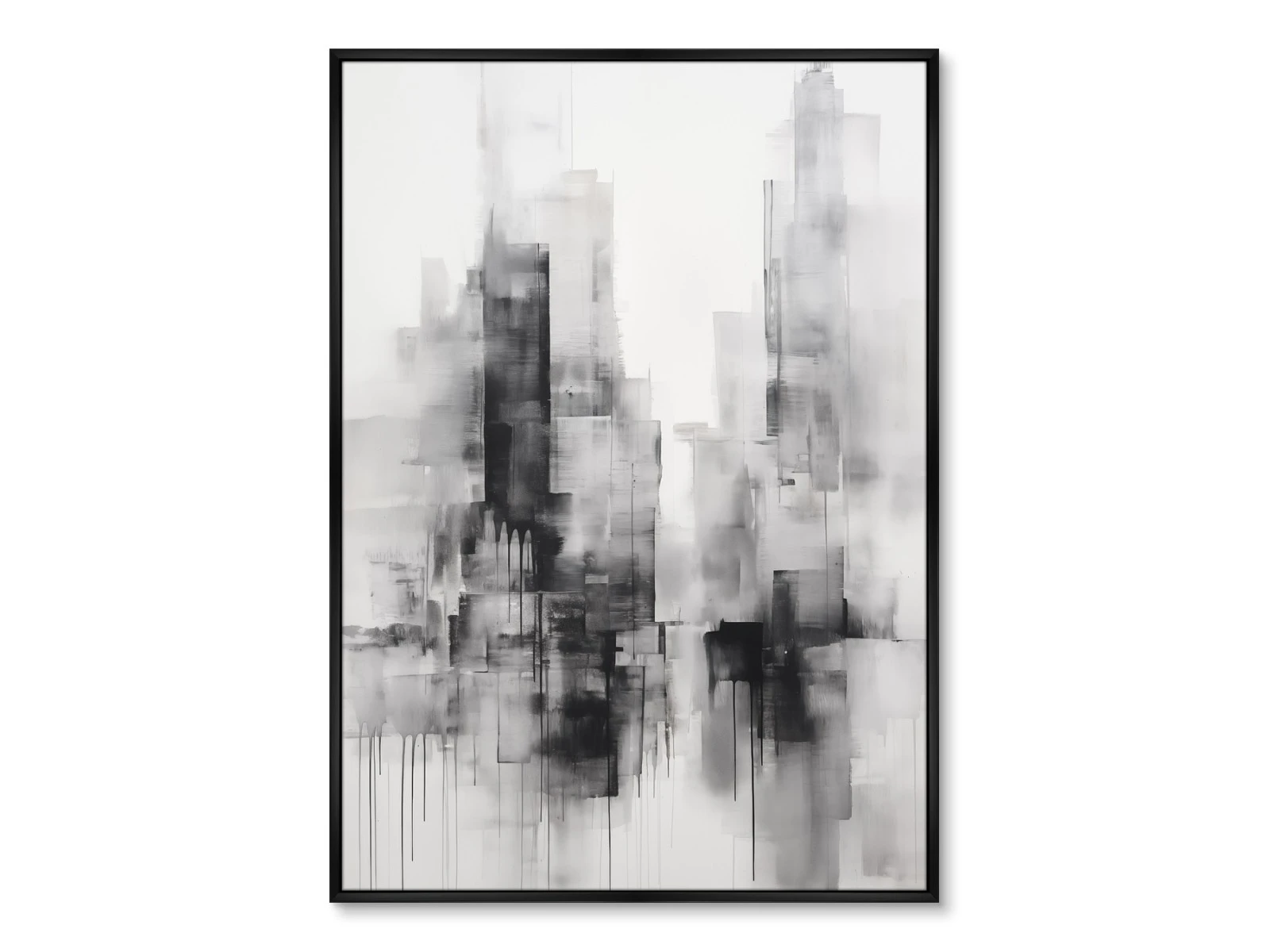 Репродукция картины на холсте Evening in the city, No 1, 2024г. 926110