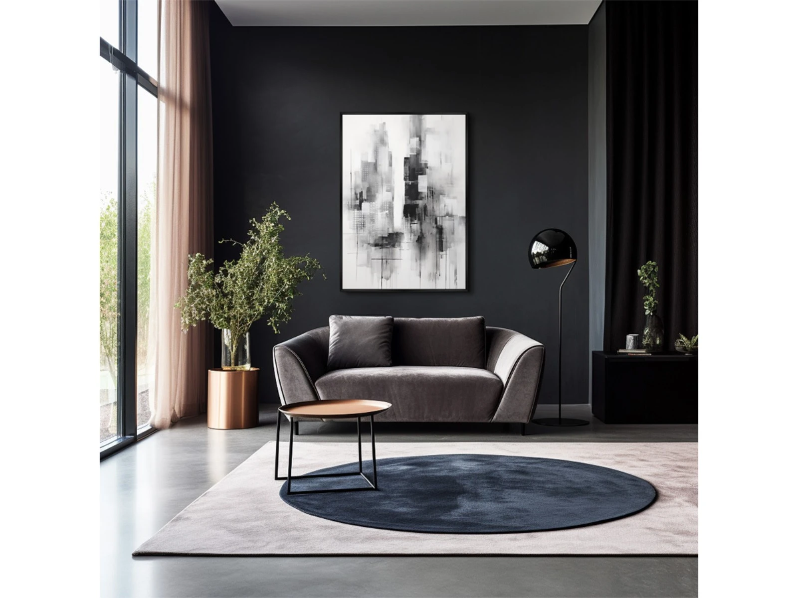 Репродукция картины на холсте Evening in the city, No 2, 2024г. 926119  - фото 3