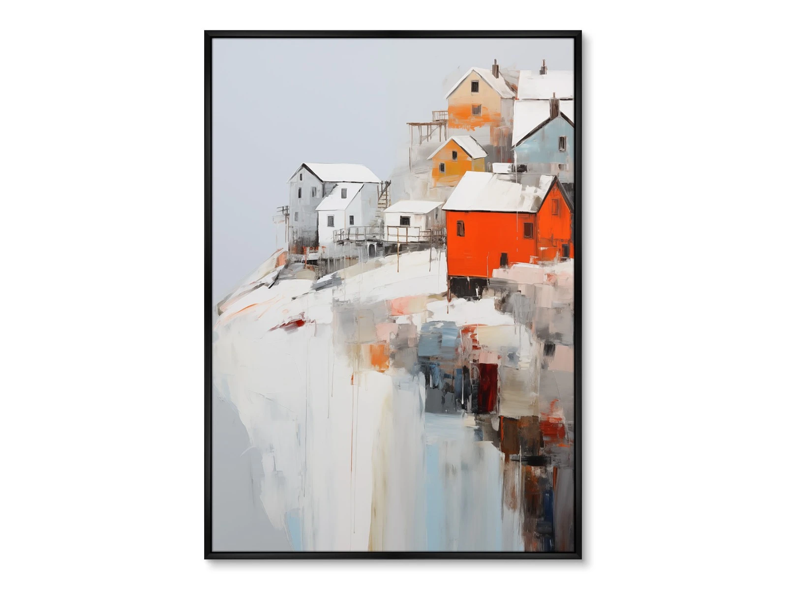 Репродукция картины на холсте At the very edge, No 1, 2024г. 926174