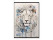 Репродукция картины на холсте Blooming Lion, 2024г.