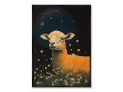 Репродукция картины на холсте Date under the stars, No 2, 2024г.