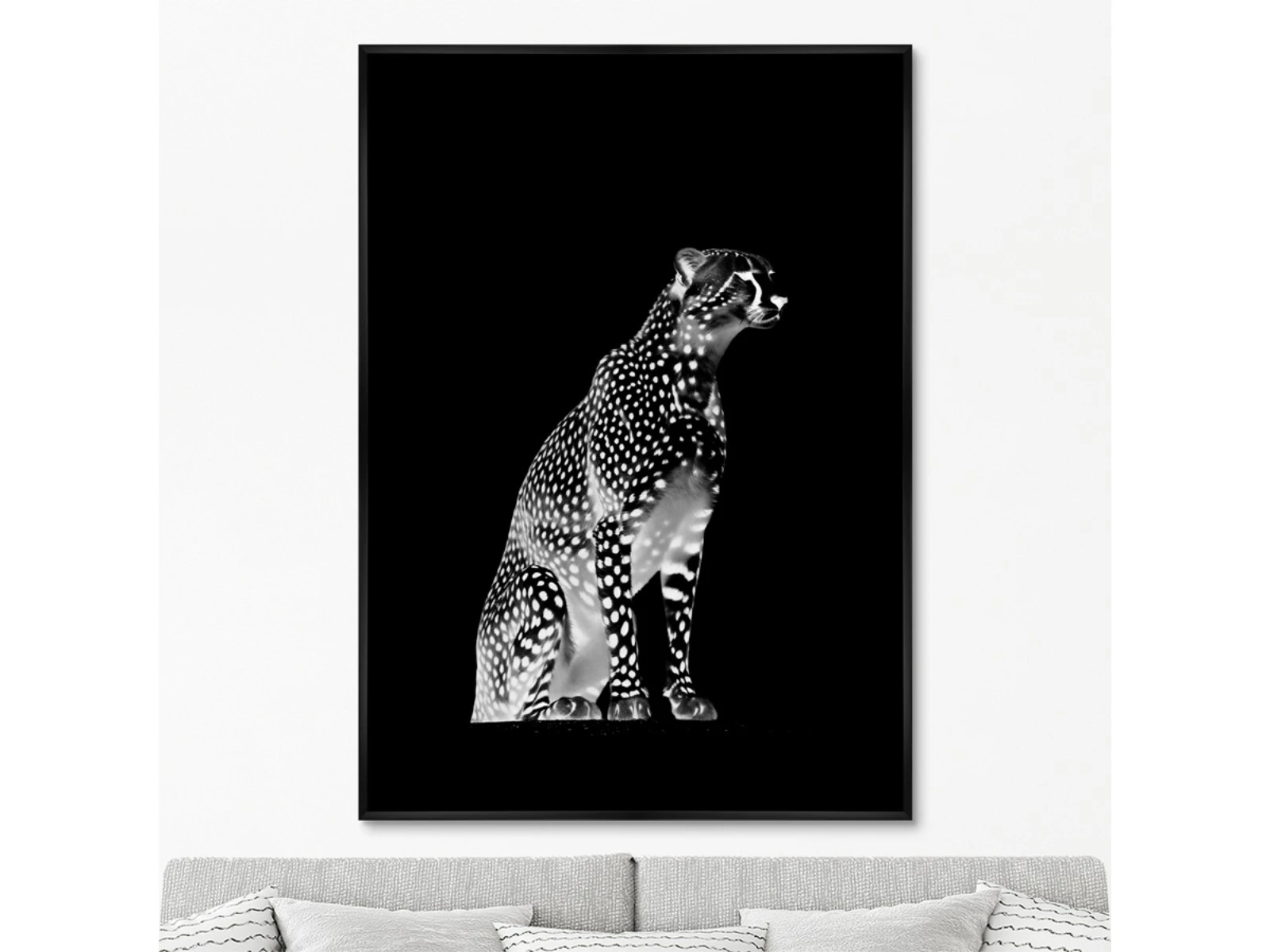 Репродукция картины на холсте Cheetahs, No 1, 2024г. 926222