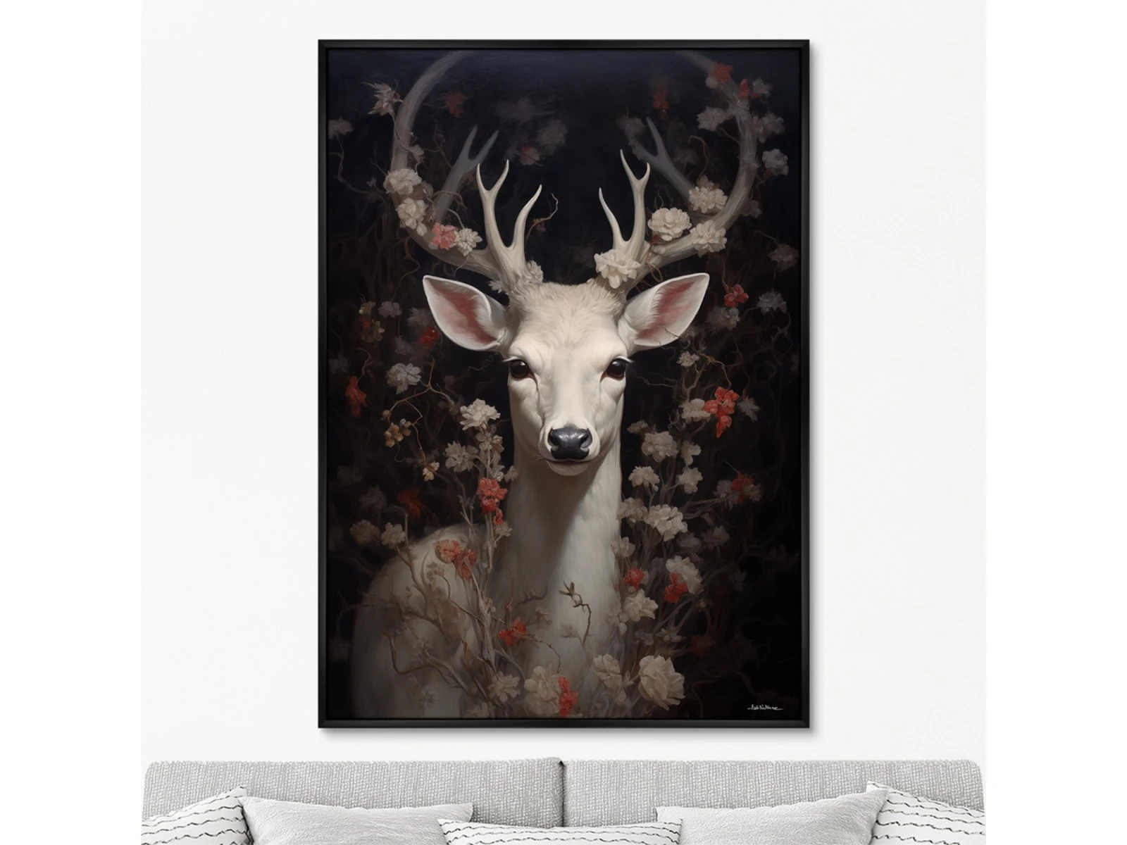 Репродукция картины на холсте Magic Deer, No 1, 2024г. 926237