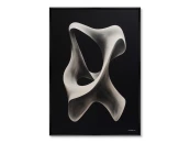 Репродукция картины на холсте Streamlined shapes, No 2, 2024г.