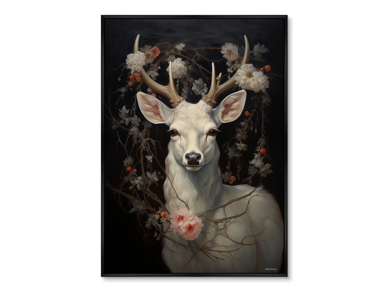 Репродукция картины на холсте Magic Deer, No 2, 2024г. 926256