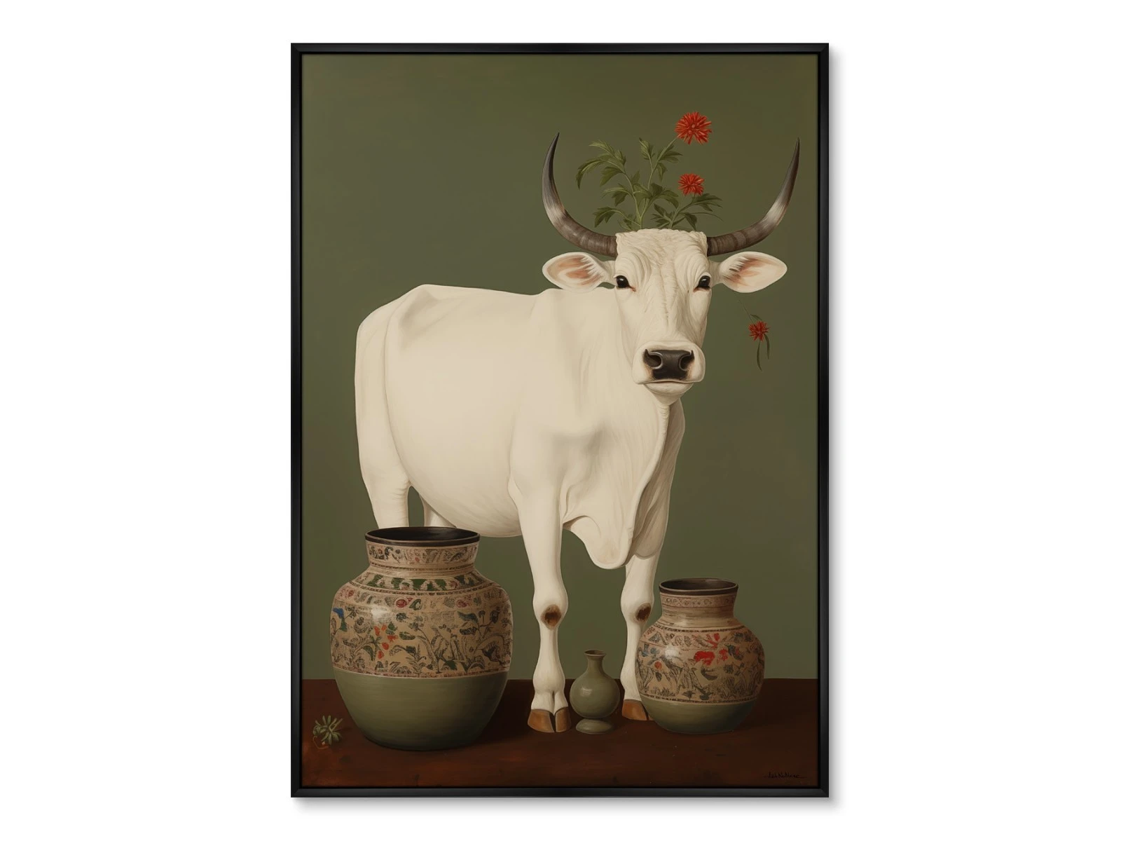 Репродукция картины на холсте Cows, No 1, 2024г. 926262