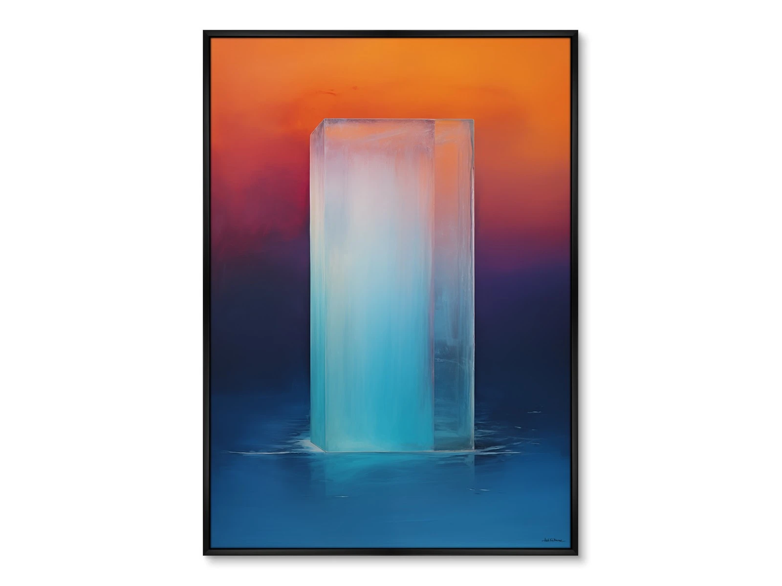 Репродукция картины на холсте The Ice Cold, No 1, 2024г. 926276