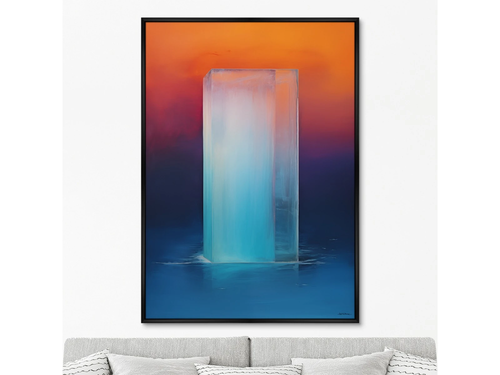 Репродукция картины на холсте The Ice Cold, No 1, 2024г. 926276