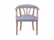 Кожаный стул Tanner серый