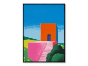 Репродукция картины на холсте Цветовой пейзаж № 2, 2024г.