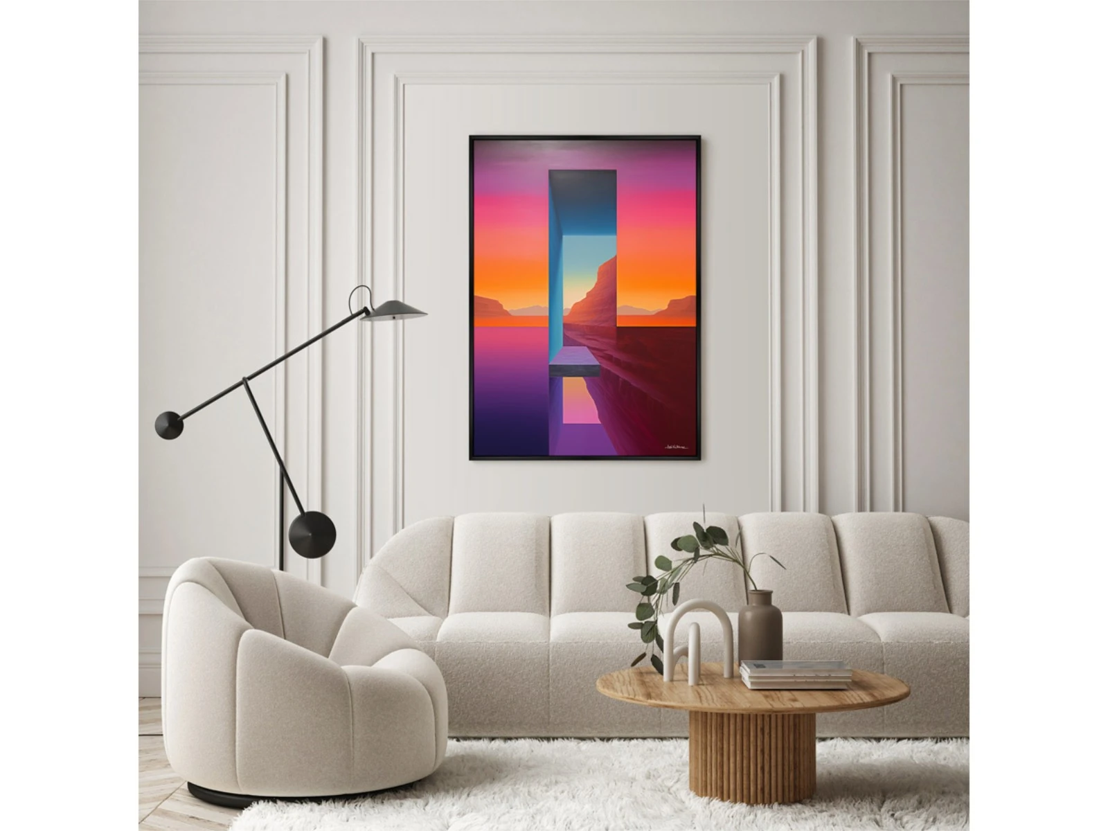 Репродукция картины на холсте Continuum, No 1, 2024г. 926597  - фото 3