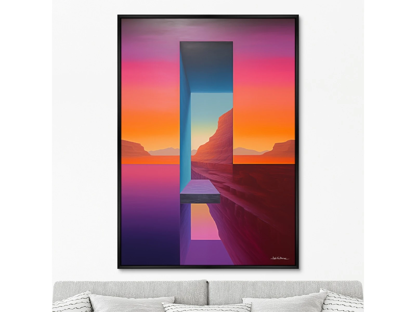 Репродукция картины на холсте Continuum, No 1, 2024г. 926597