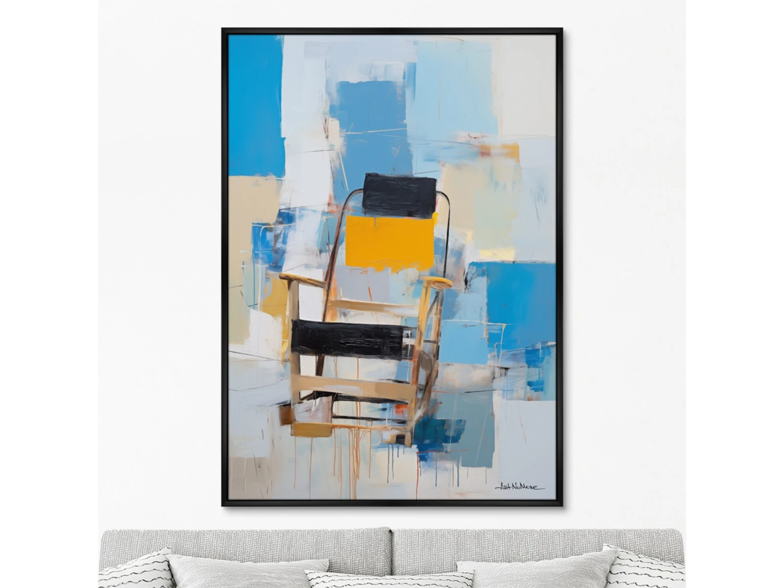 Репродукция картины на холсте Chair collection, No 1, 2024г. 926690