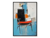 Репродукция картины на холсте Chair collection, No 2, 2024г.