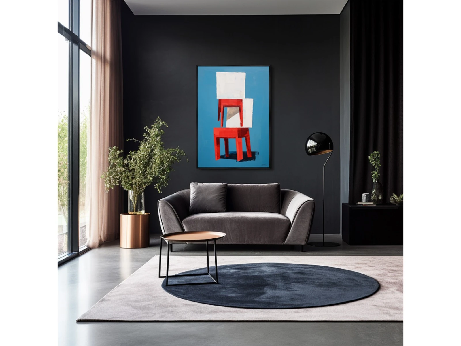 Репродукция картины на холсте Chair collection, No 3, 2024г. 926700  - фото 3