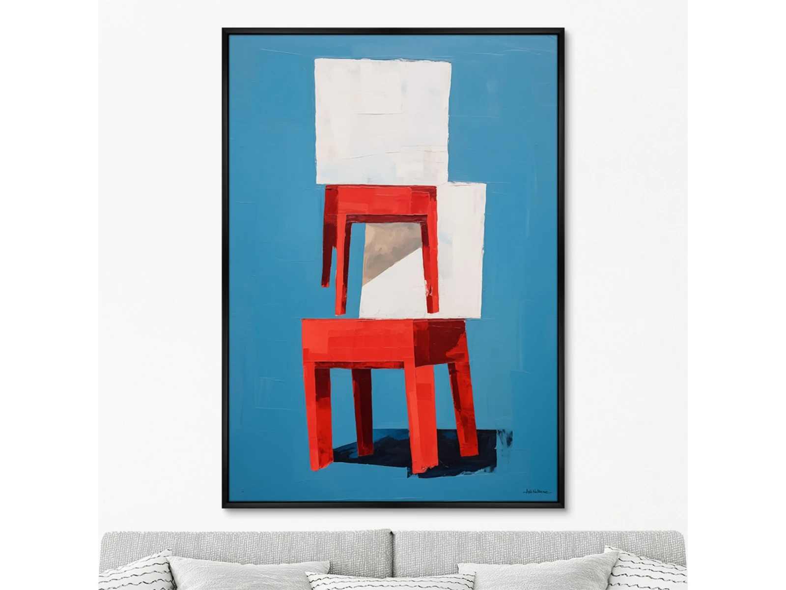 Репродукция картины на холсте Chair collection, No 3, 2024г. 926700