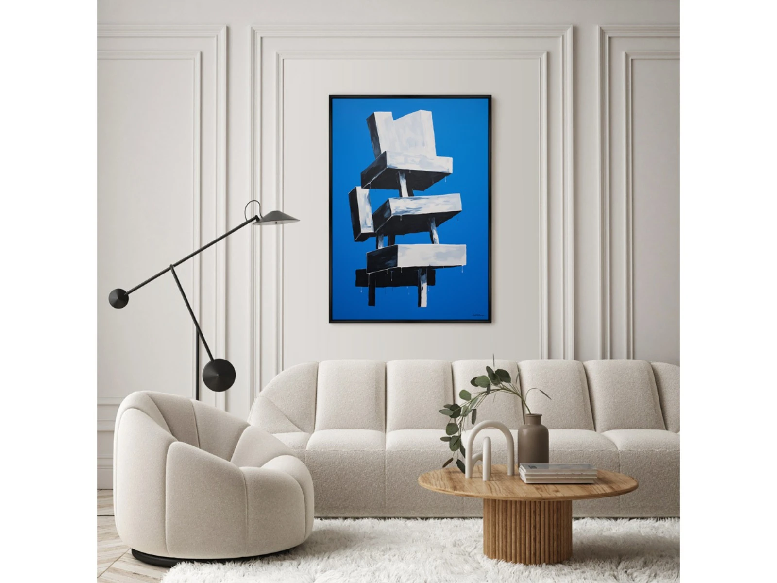 Репродукция картины на холсте Chair collection, No 4, 2024г. 926705  - фото 3