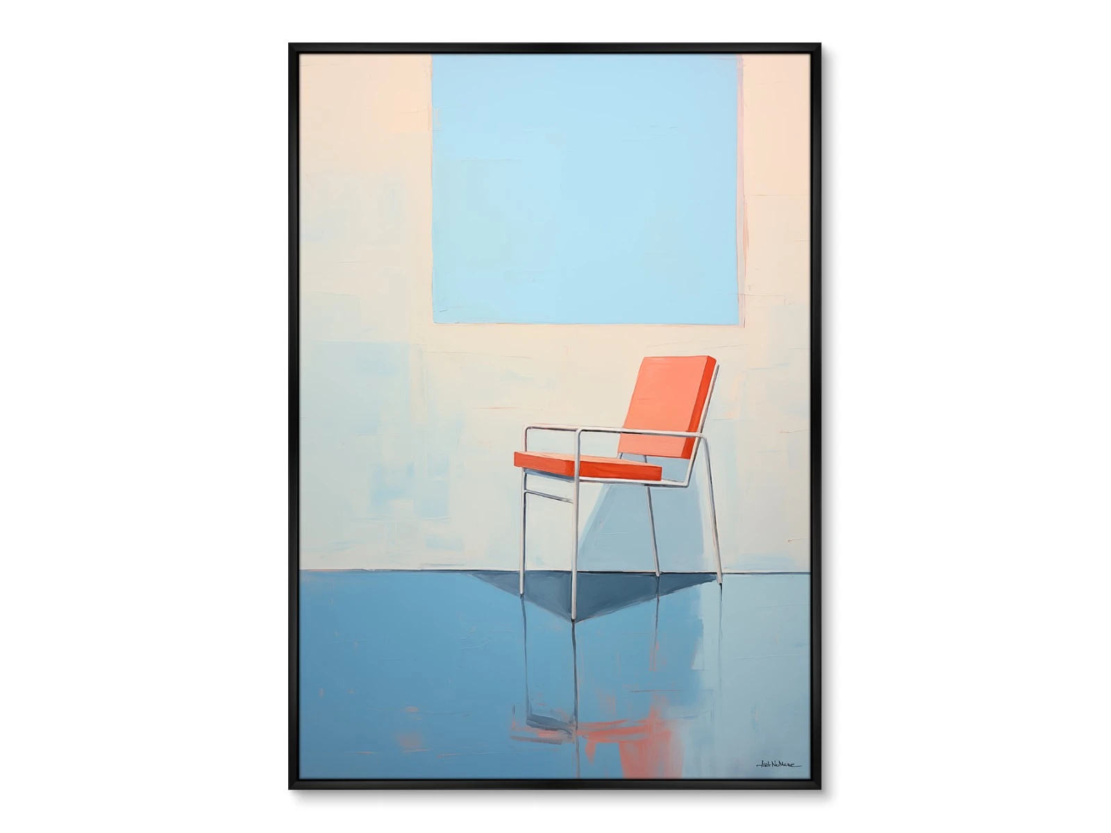 Репродукция картины на холсте Chair collection, Pure and simple, No 1, 2024г. 926714