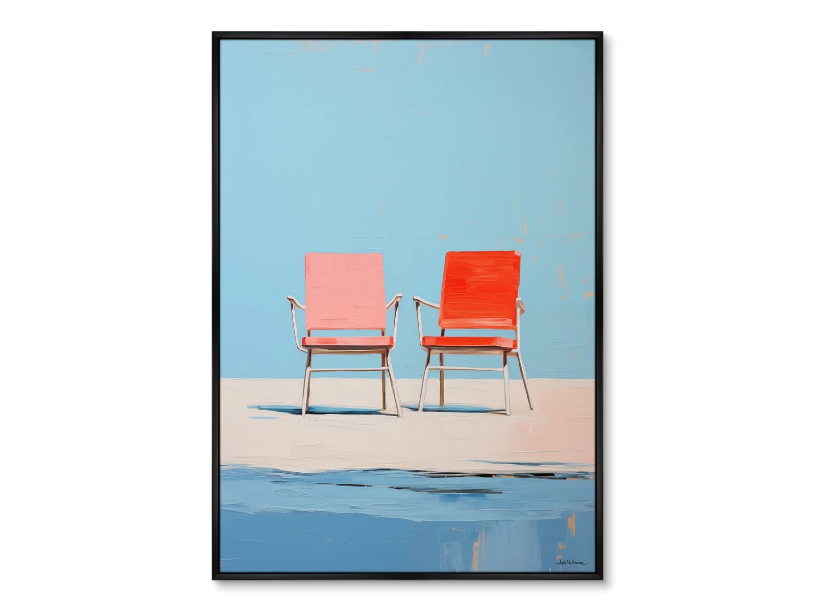 Репродукция картины на холсте Chair collection, Pure and simple, No 2, 2024г. 926718