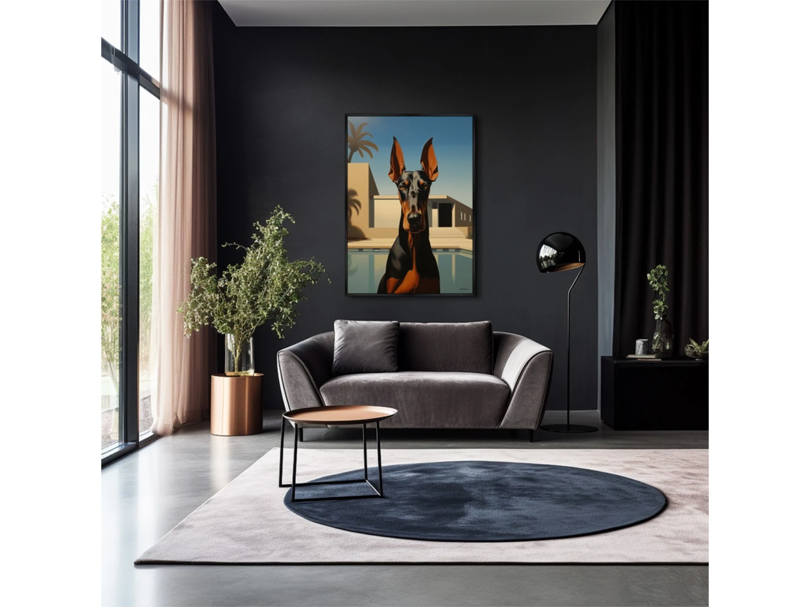 Репродукция картины на холсте Осторожно, кобель! 2024г. 926749  - фото 3