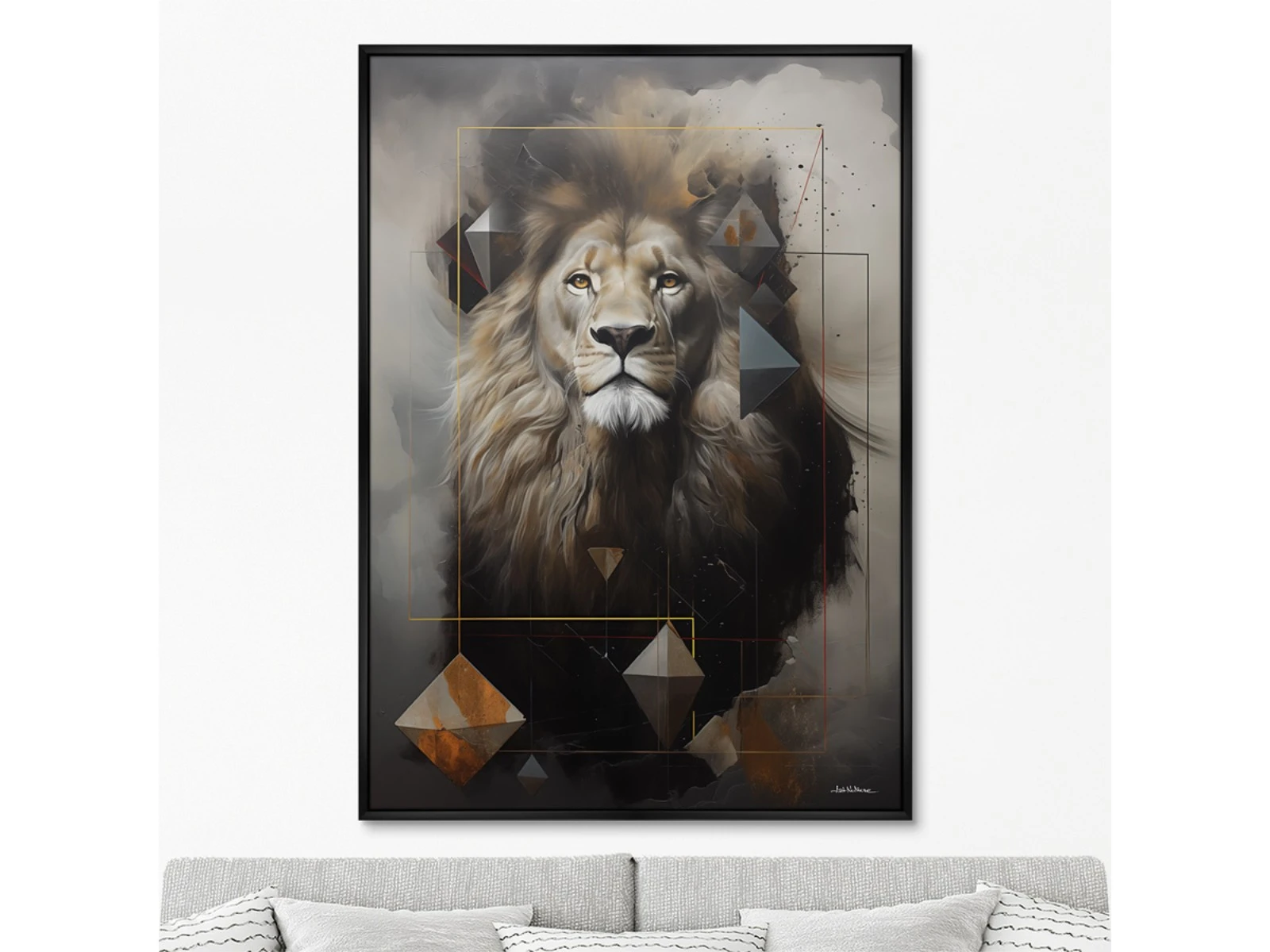 Репродукция картины на холсте Leo Rex, 2024г. 926760