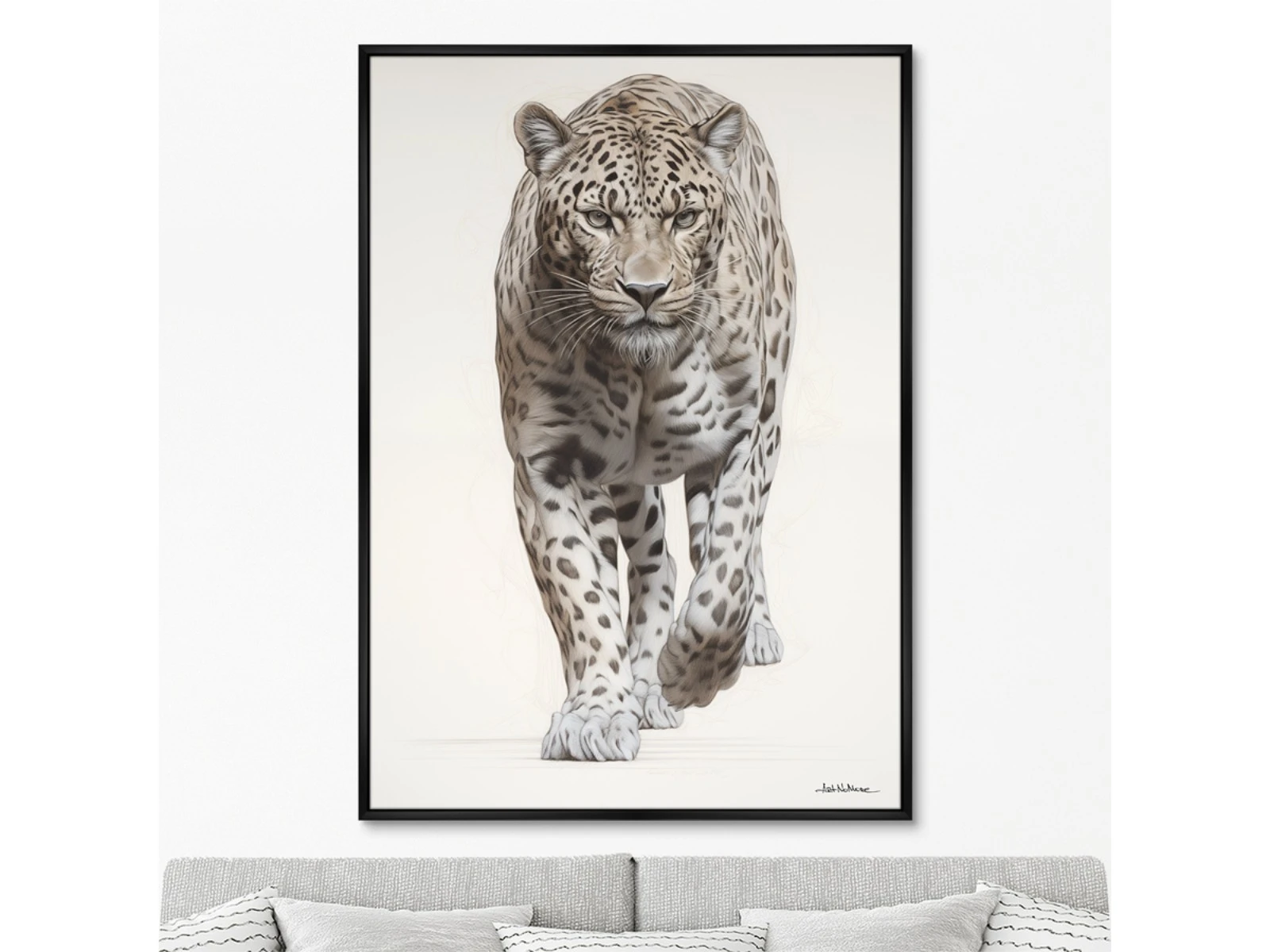 Репродукция картины на холсте Леопарды № 2, 2024г. 926769