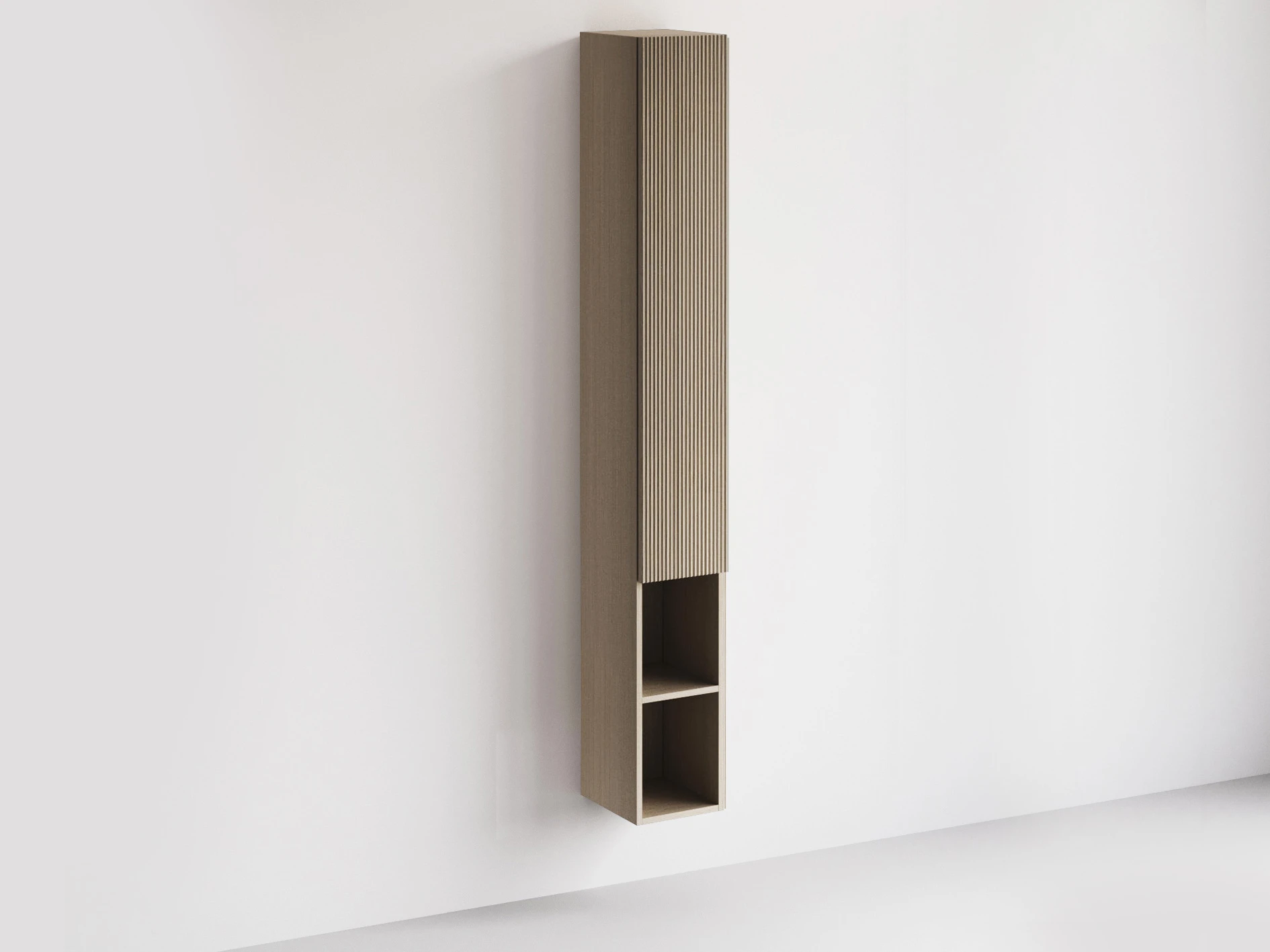 Шкаф навесной узкий с полками Canto 926866