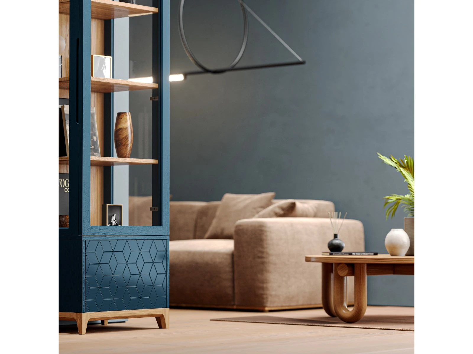 Узкая витрина CS161 926985  - фото 4