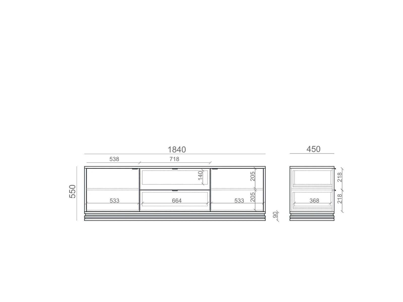 Тумба под ТВ TLD090 927050  - фото 5