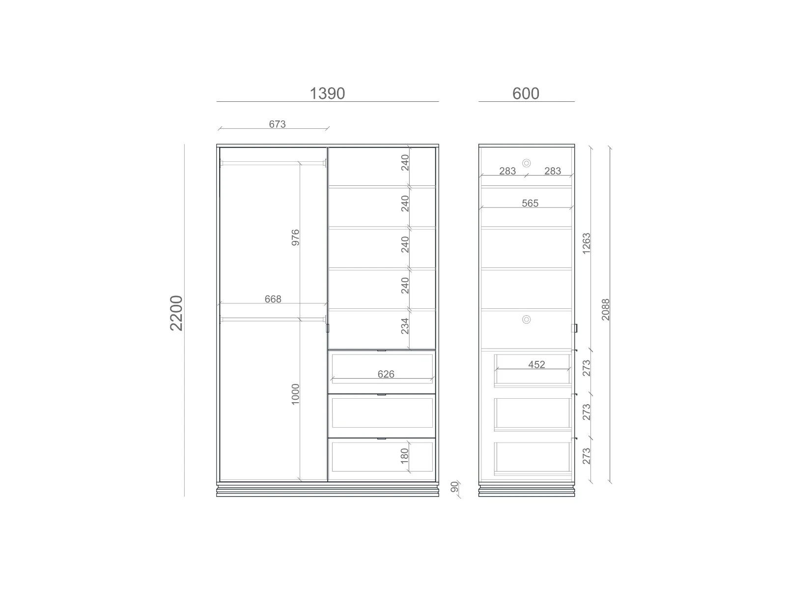 Шкаф TLD222 927073  - фото 8