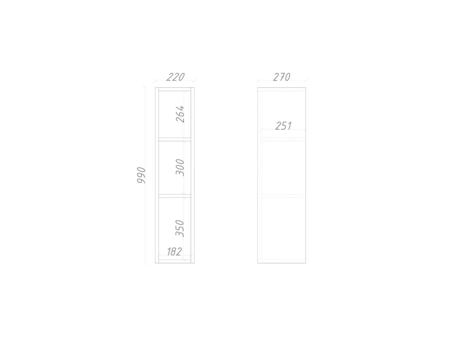 Стеллаж подвесной ML301 927118  - фото 6