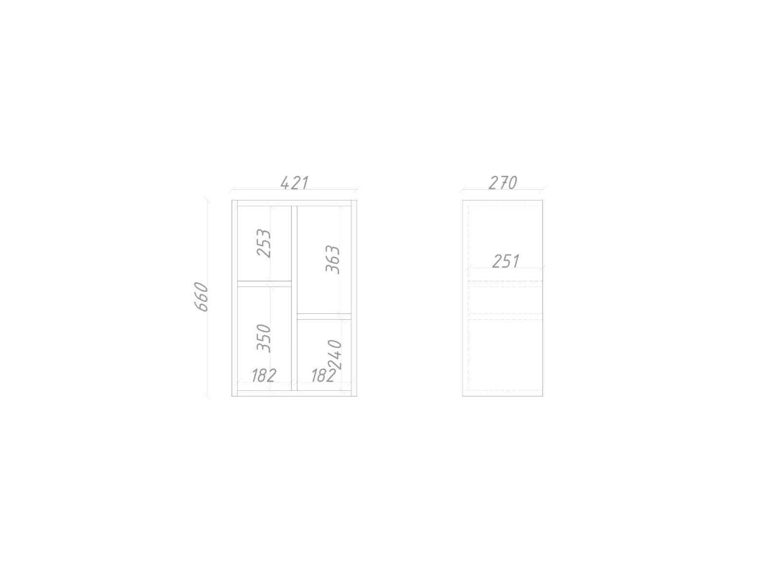 Стеллаж подвесной ML310 927191  - фото 6