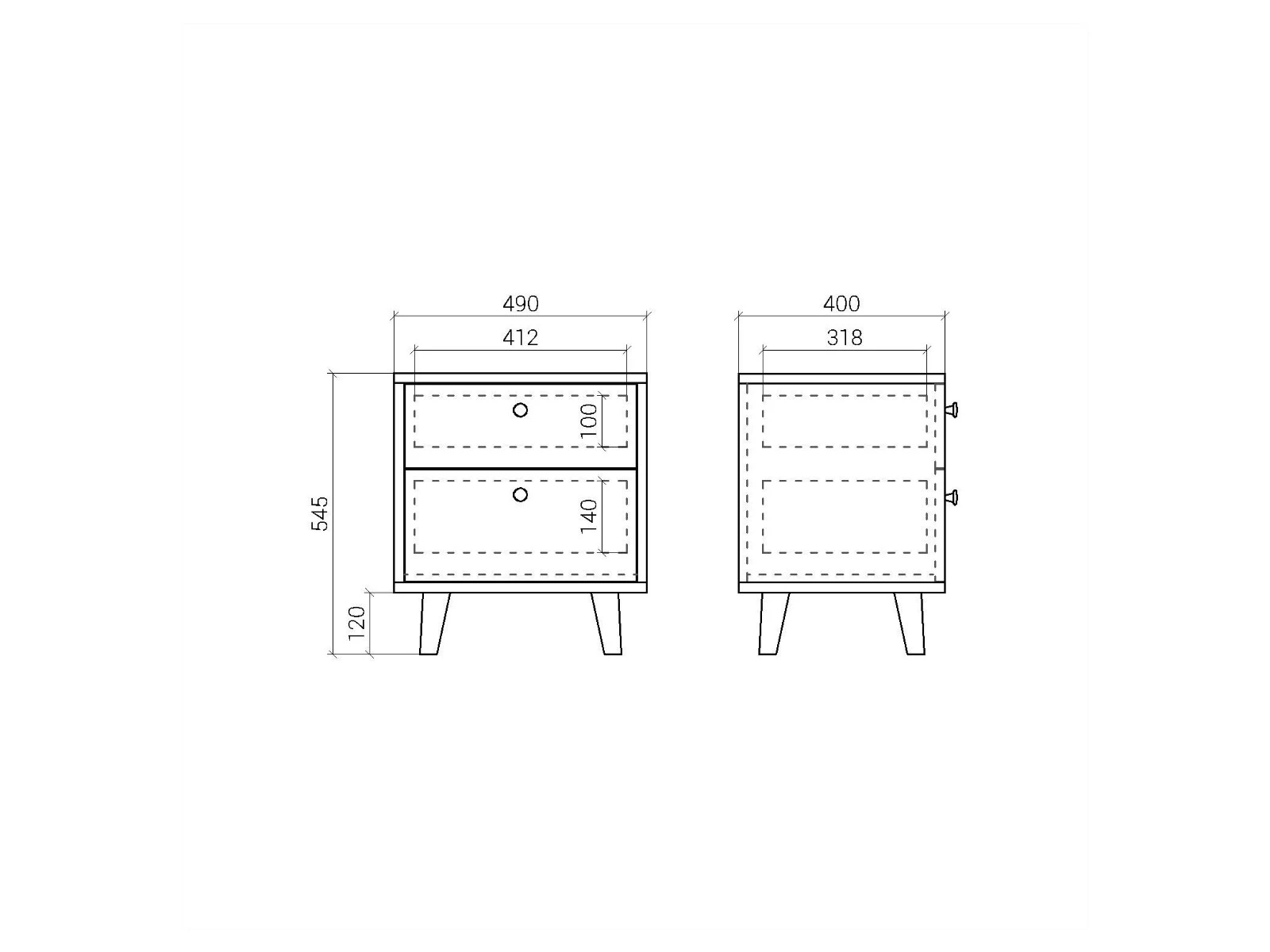 Прикроватная тумба TW009 927203  - фото 8