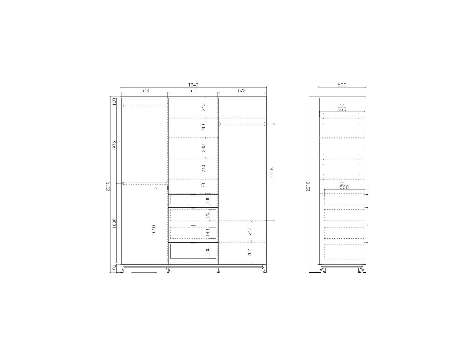 Шкаф CS226 927206  - фото 8