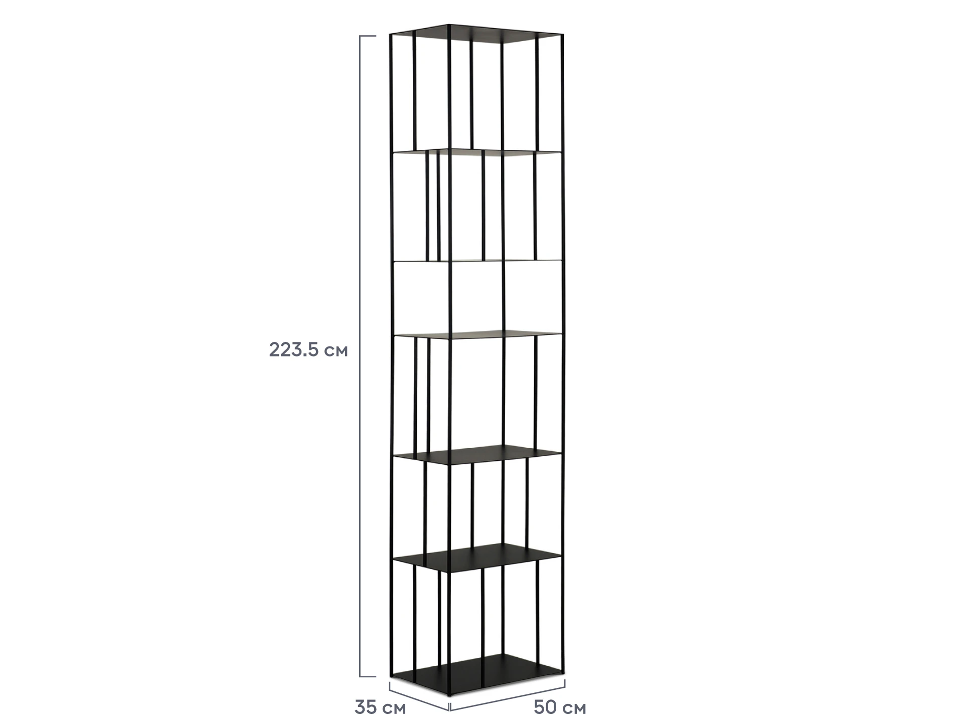 Стеллаж Shelf узкий высокий 927276  - фото 8