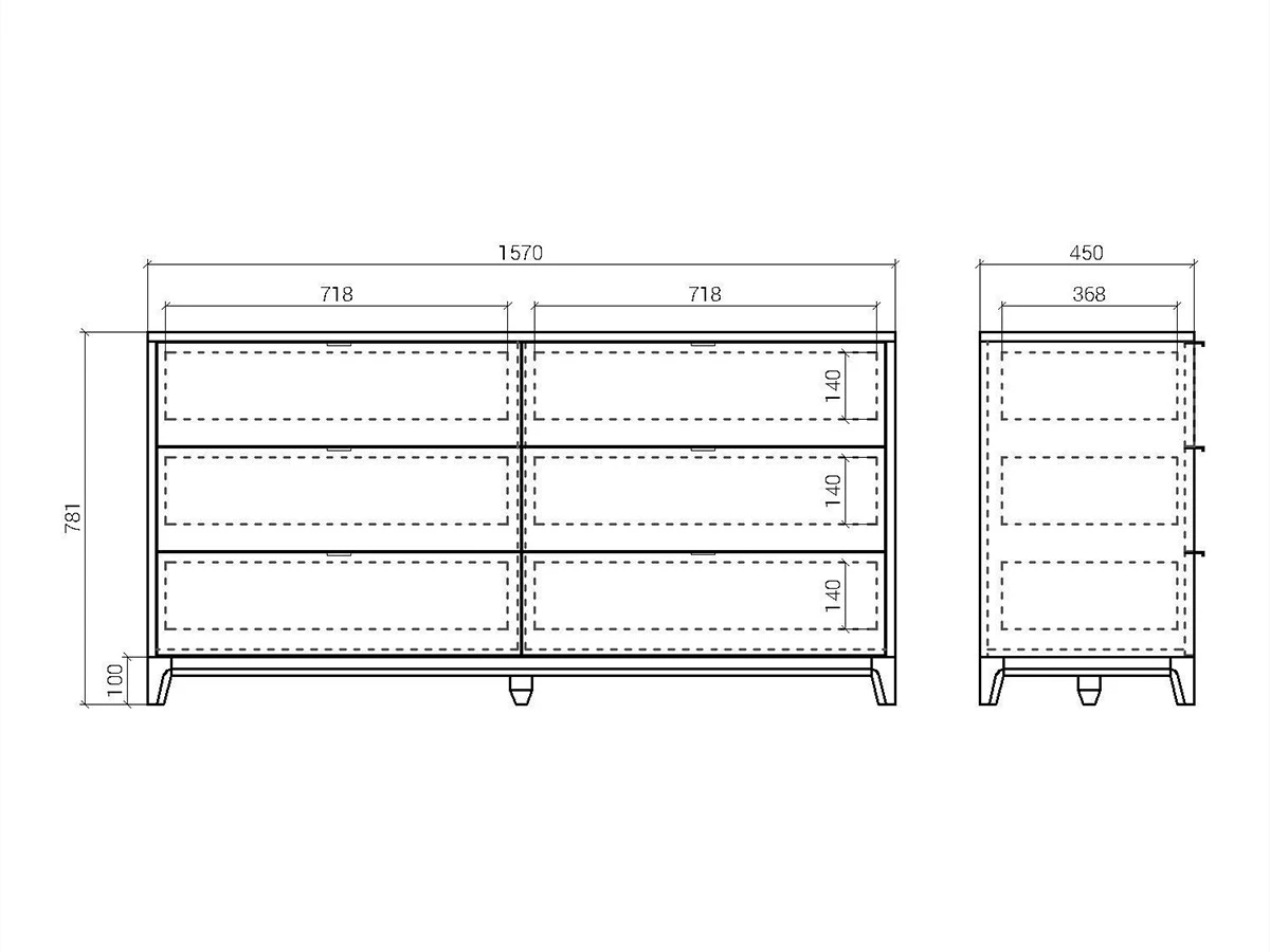 Комод CS059 927296  - фото 8