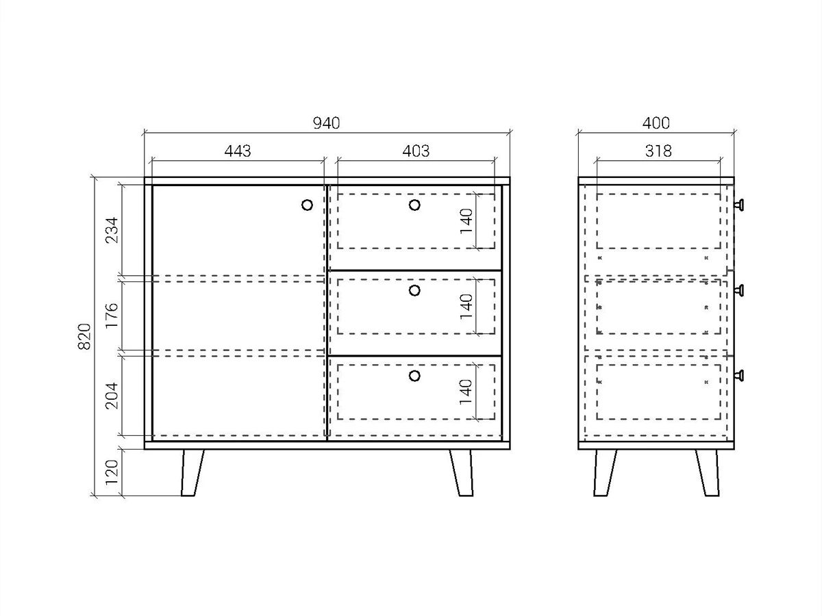 Комод TW029 927357  - фото 9