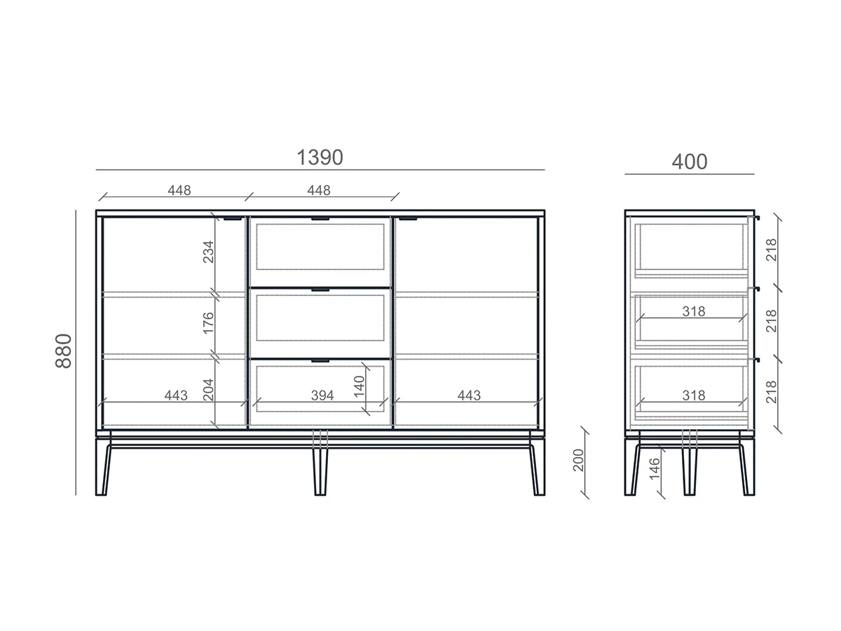 Комод TL048 927358  - фото 8