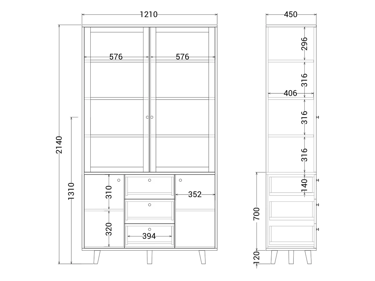 Буфет TW186 927360  - фото 8