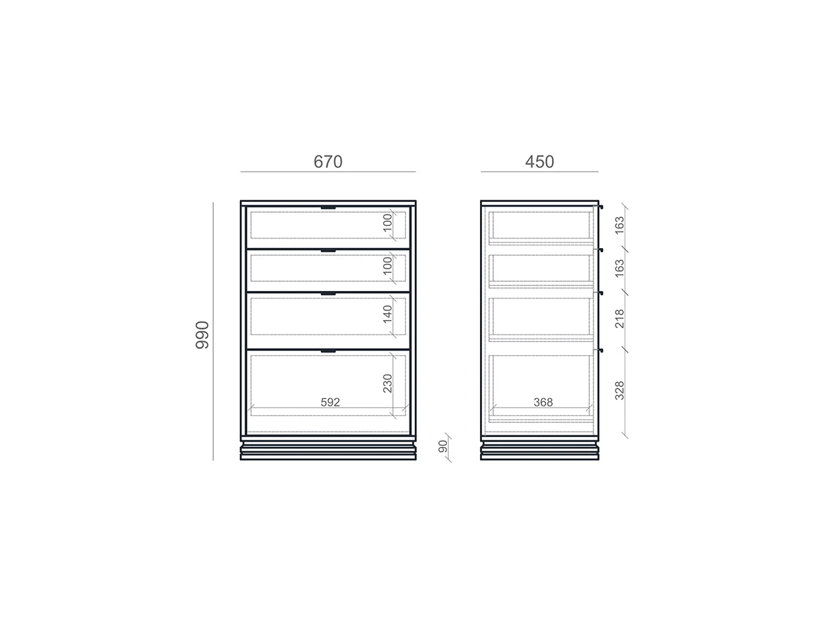 Высокий комод TLD020 927365  - фото 8