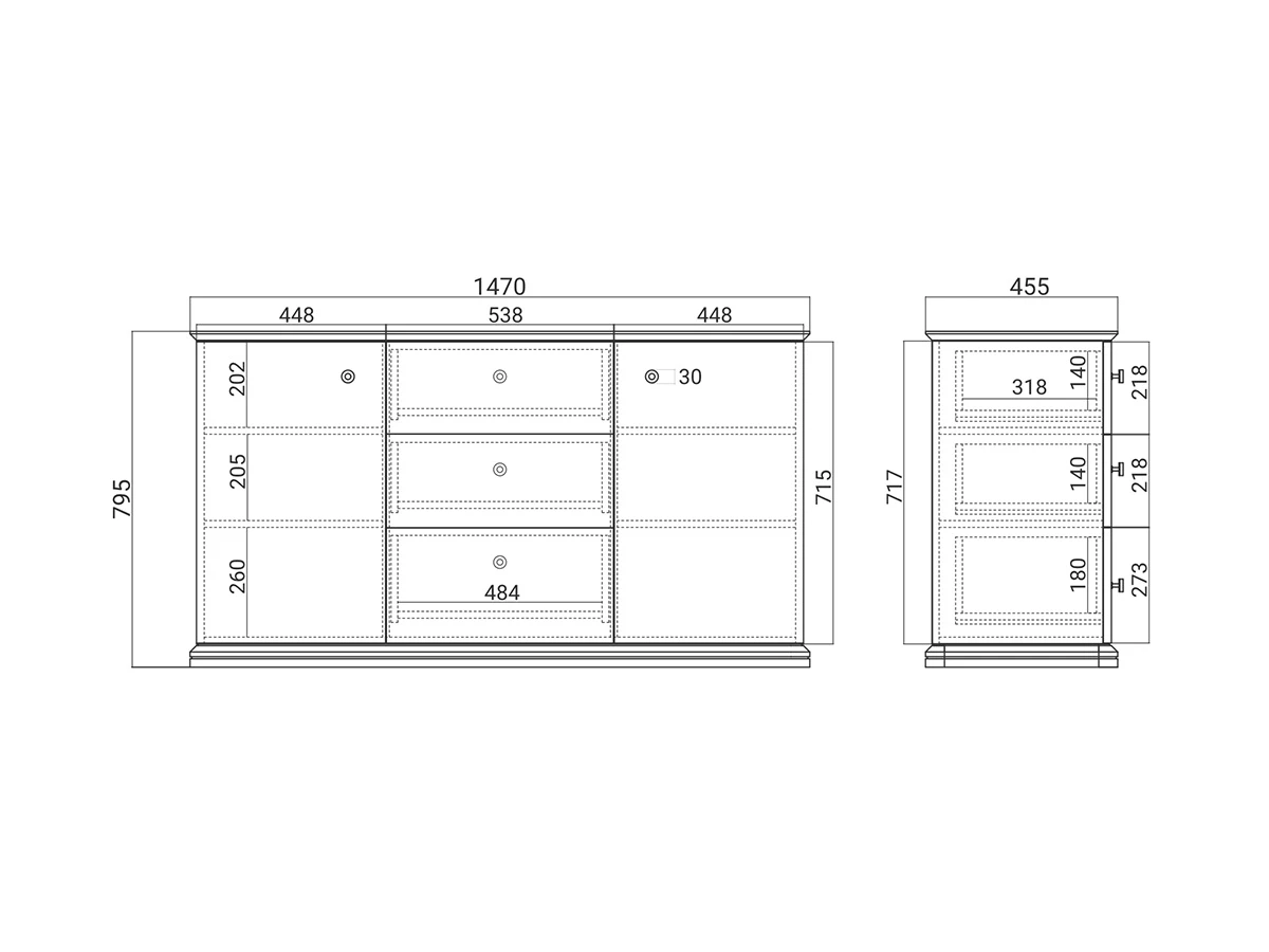 Комод CRD012 927414  - фото 9