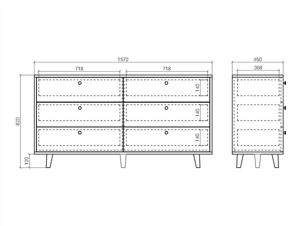 Комод TW059 927426  - фото 9