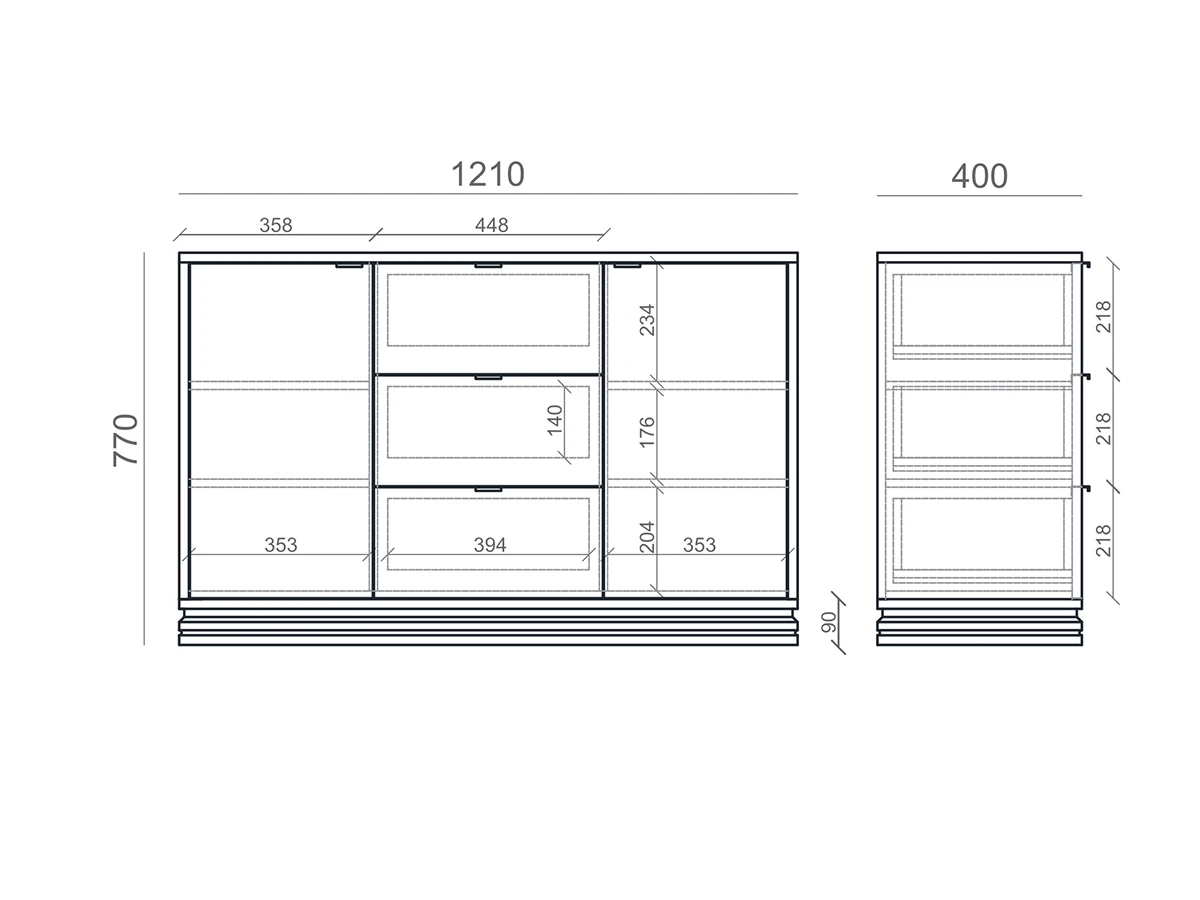 Комод TLD039 927432  - фото 3