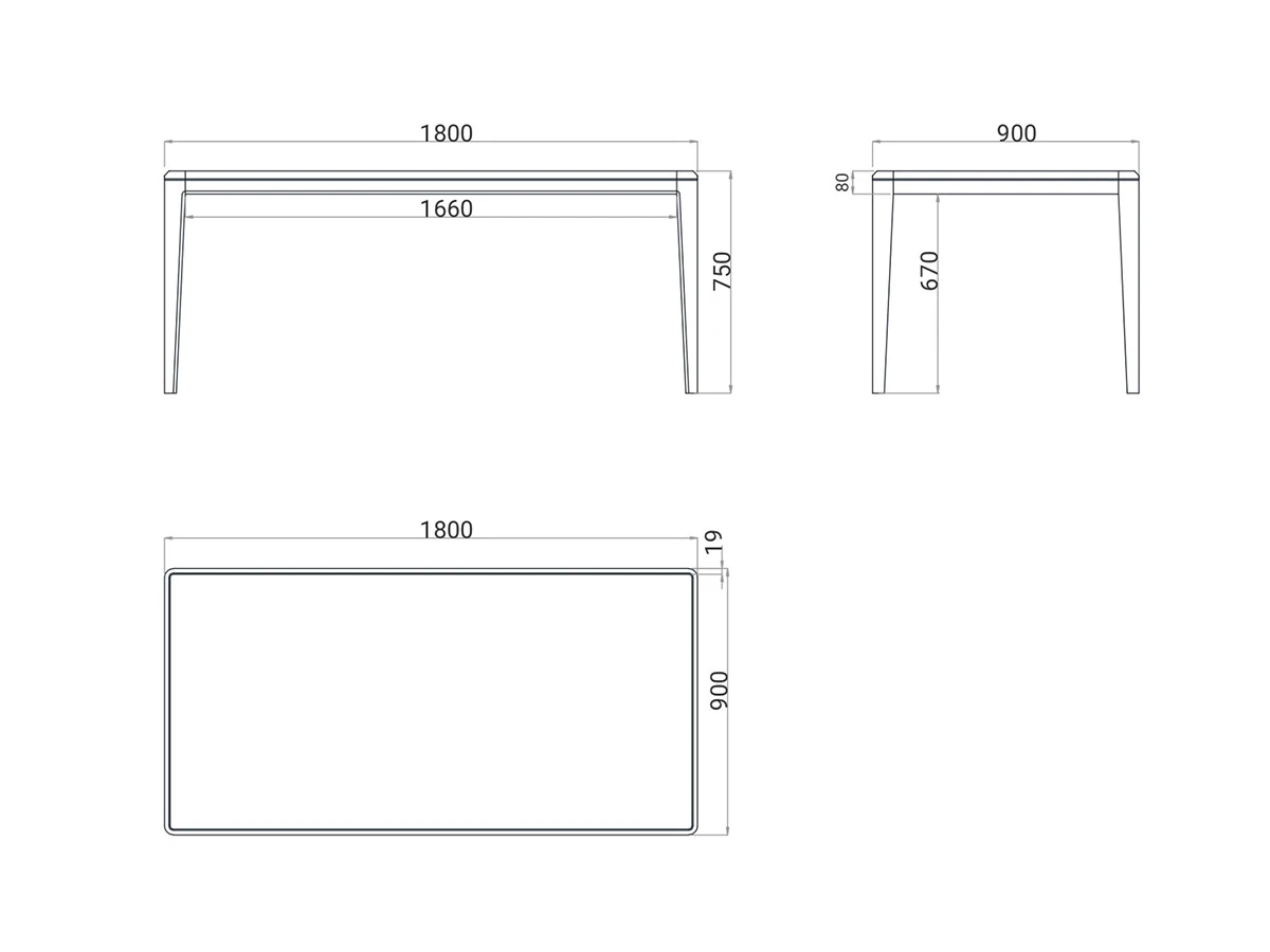 Обеденный стол CRYSTAL CRT030 927549  - фото 9