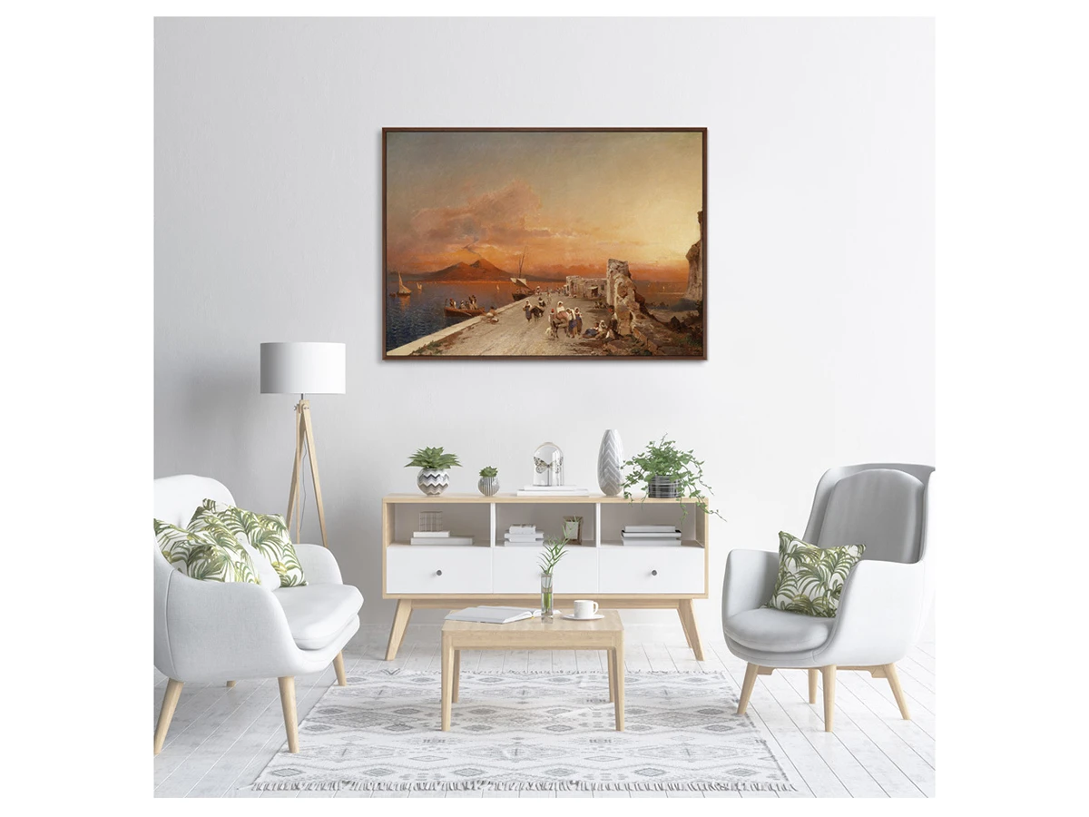 Репродукция картины на холсте Терпкий закат, 1895г. 640309