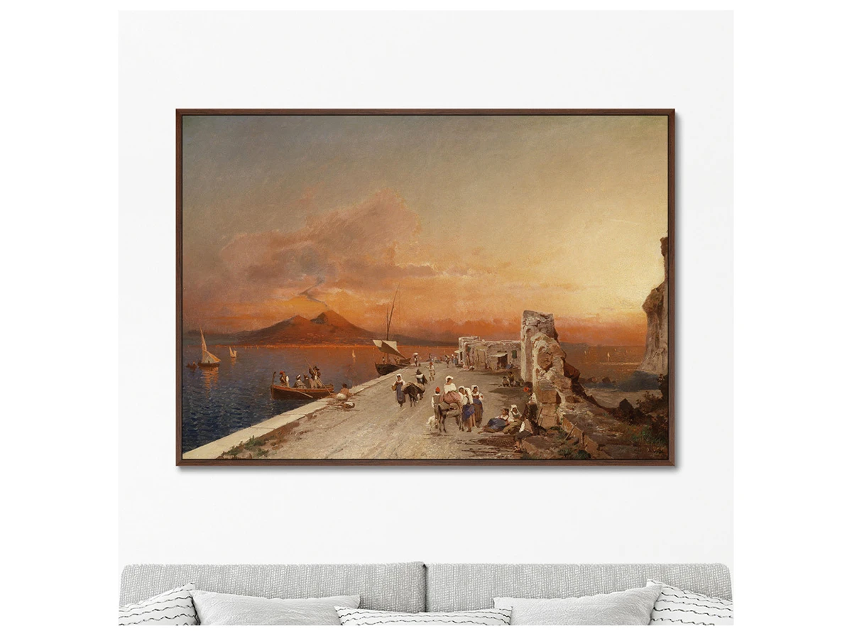 Репродукция картины на холсте Терпкий закат, 1895г. 640309  - фото 4