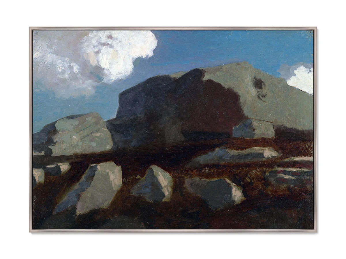 Репродукция картины на холсте Landscape with Rocks, near Royan, 1875г. 640311