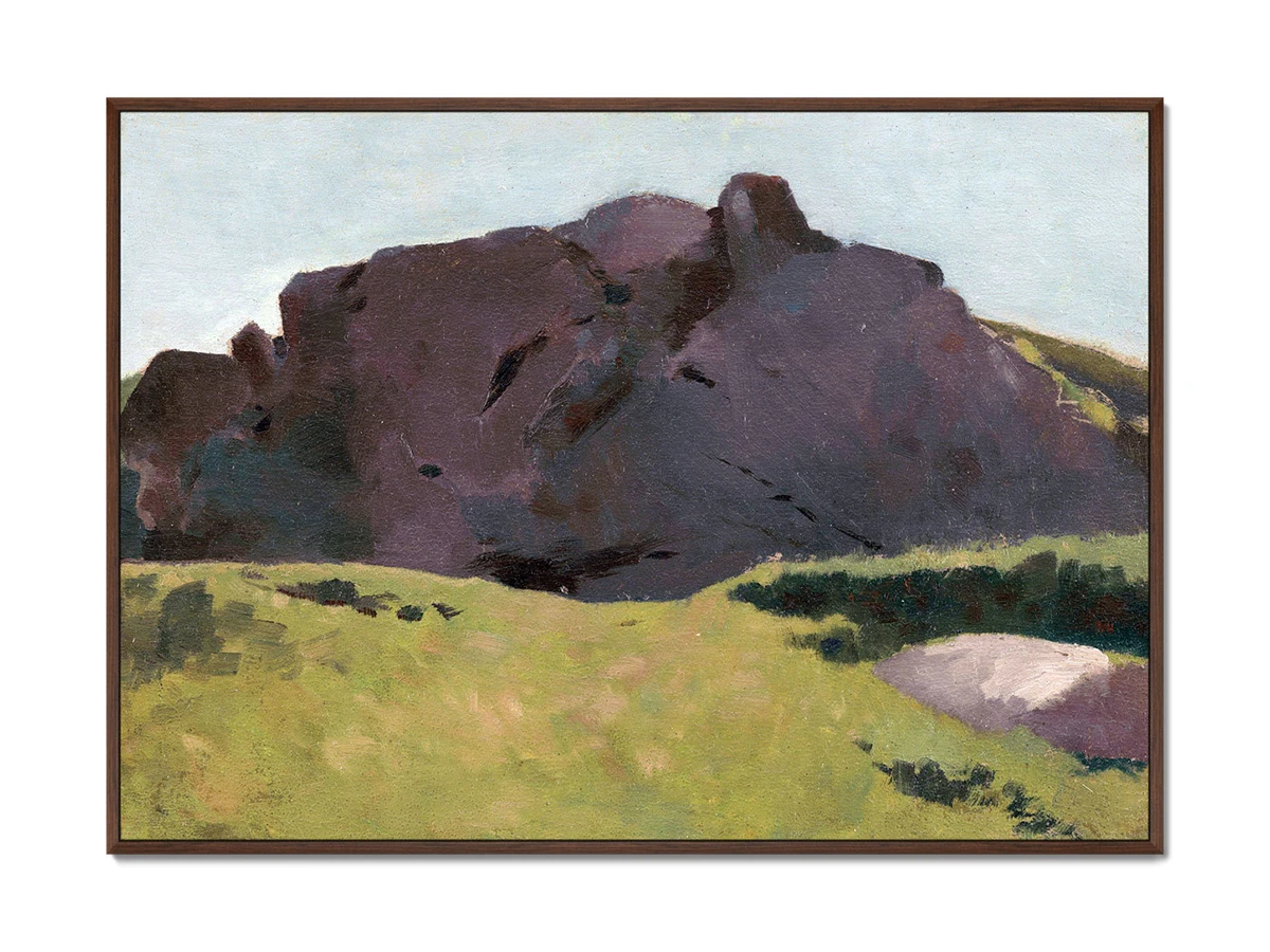 Репродукция картины на холсте The Rocky Slope, 1875г. 640313
