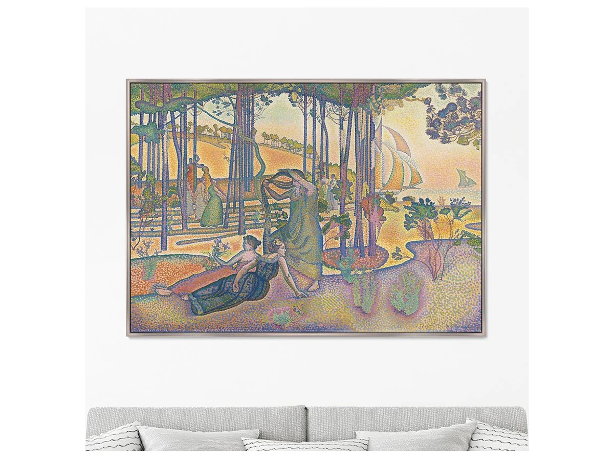 Репродукция картины на холсте The Evening Air, 1893г. 640324  - фото 3